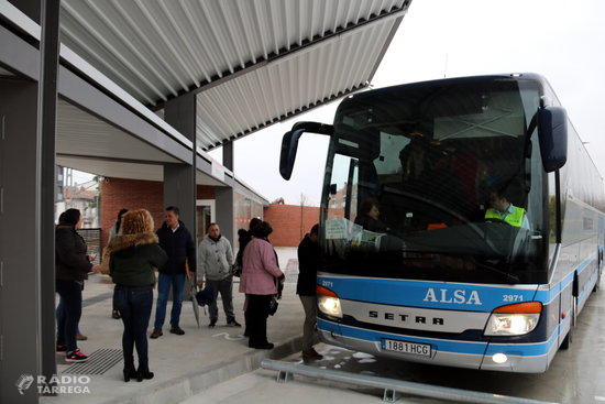 Rècord de passatgers als autobusos públics de la demarcació de Lleida durant el primer semestre de l'any