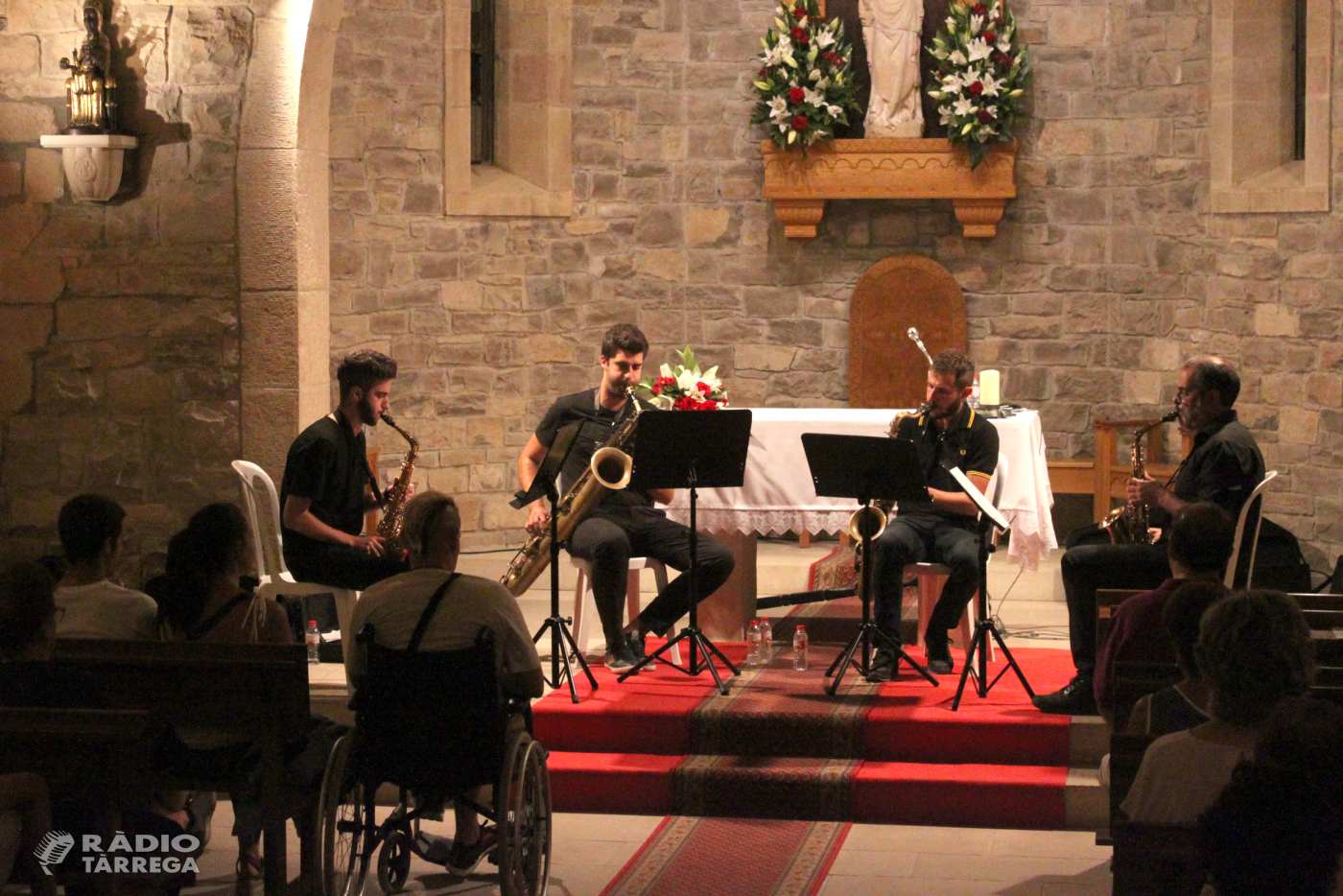 InMotion Sax Quartet omple de jazz l’ermita de Sant Eloi de Tàrrega