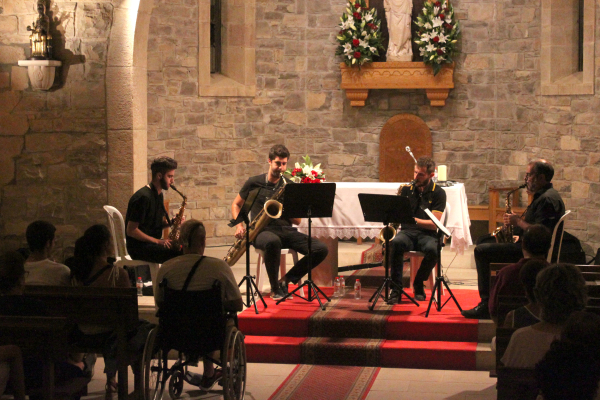 InMotion Sax Quartet omple de jazz l’ermita de Sant Eloi de Tàrrega