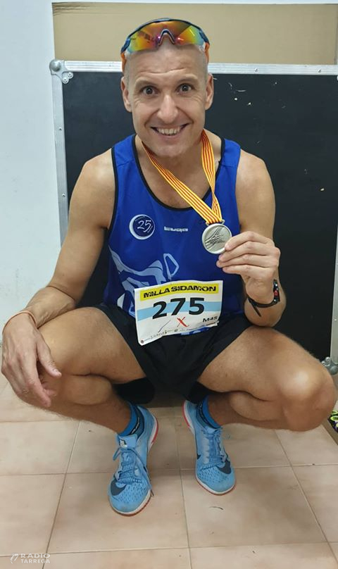 L’atleta targarí  Josep Ramon Sanahuja nou subcampió de Catalunya de Milla urbana en categoria Master45