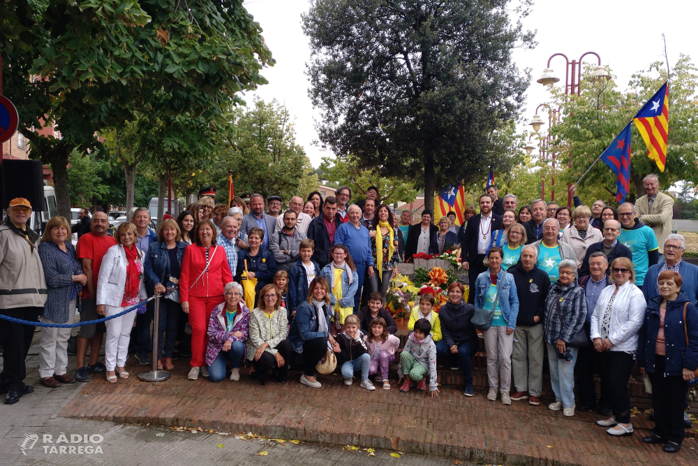 Més d’una vintena d’entitats participen a l’acte institucional de la Diada a Tàrrega, amb consignes majoritàries en favor d’un estat lliure