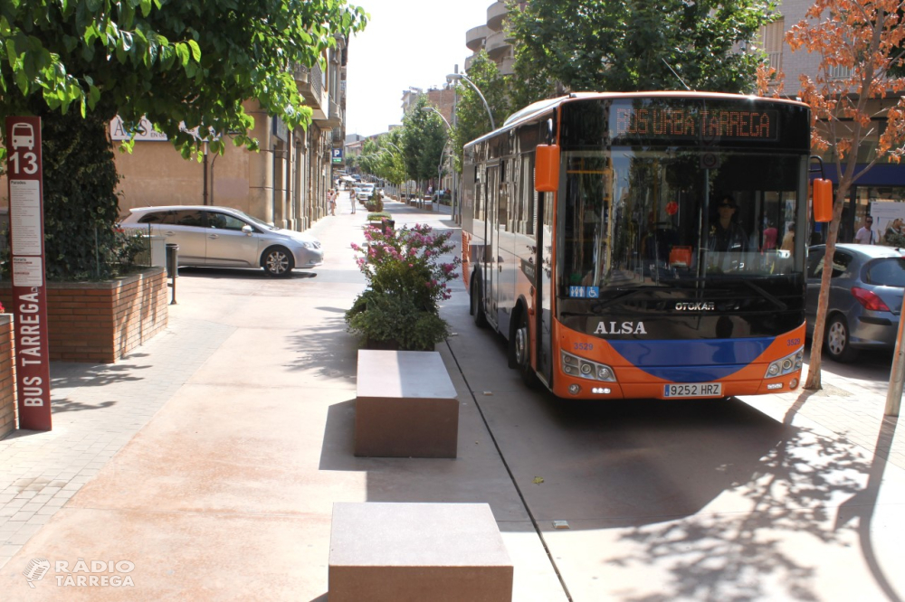 Bus urbà gratuït a Tàrrega del 16 al 20 de setembre en el marc de la Setmana Europea de la Mobilitat