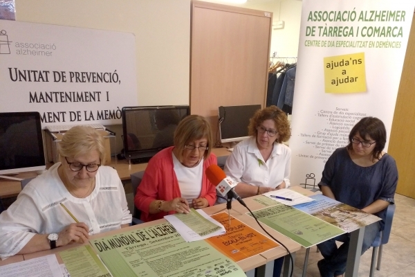 Tàrrega es mobilitza contra l’alzheimer amb activitats benèfiques de sensibilització