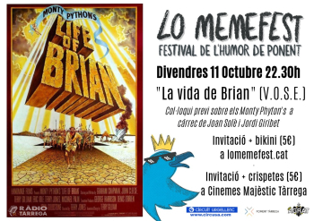 'La Vida de Brian’ torna als Cinemes Majèstic 40 anys després durant ‘Lo Memefest’