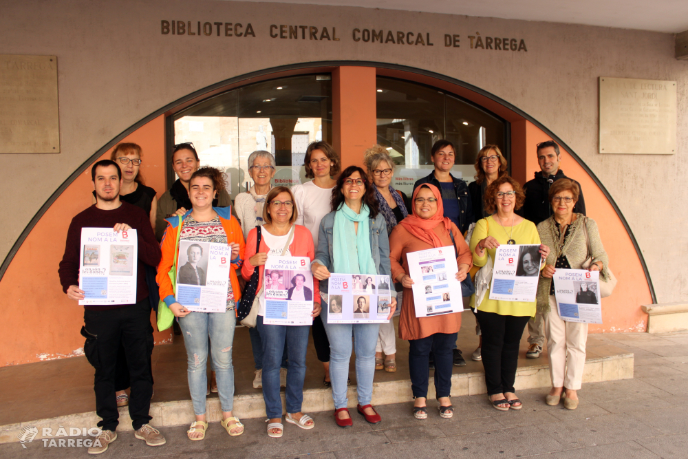 La Biblioteca de Tàrrega durà un nom de dona escollit mitjançant una votació popular impulsada per les associacions femenines