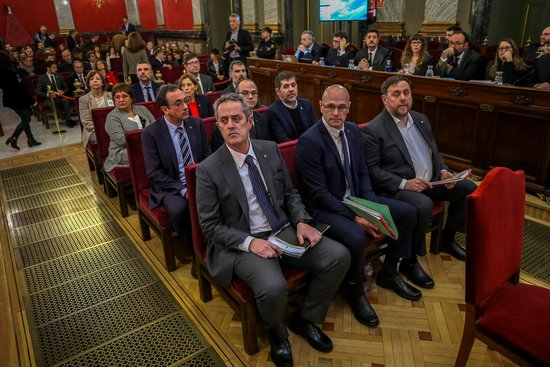 13 anys de presó per a Junqueras, 12 per a Turull, Romeva i Bassa, 11,5 per a Forcadell i 10,5 per a Forn i Rull