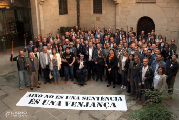 Més d'un centenar d'alcaldes i regidors lleidatans mostren el rebuig a la sentència contra els líders independentistes