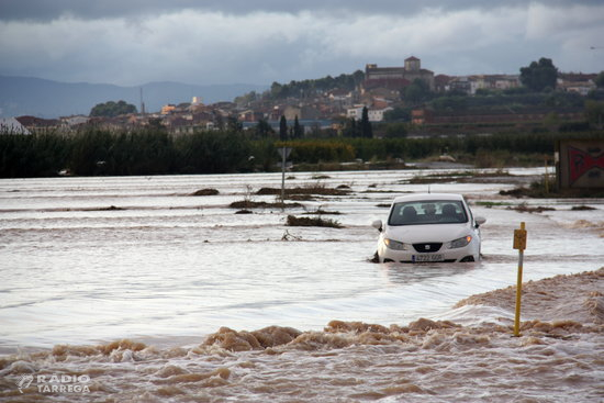 El temporal obliga a tallar l'N-II i diverses carreteres locals i deixa sense classe mig miler d'alumnes al Pla d'Urgell