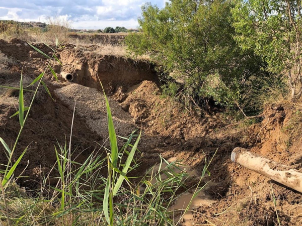 La forta llevantada deixa incidències en la xarxa d'abastament d'aigua de la Vall del Corb