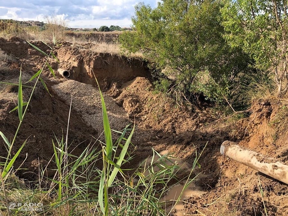 La forta llevantada deixa incidències en la xarxa d'abastament d'aigua de la Vall del Corb