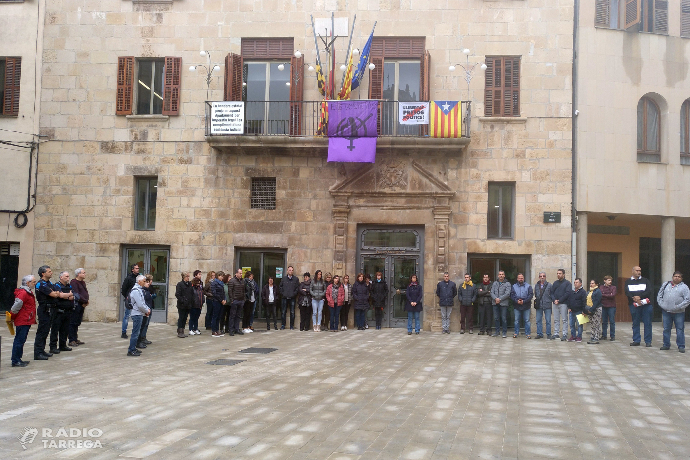 L'Ajuntament de Tàrrega se suma al dia de dol oficial decretat pel Govern català i fa un minut de silenci en solidaritat amb les víctimes dels aiguats