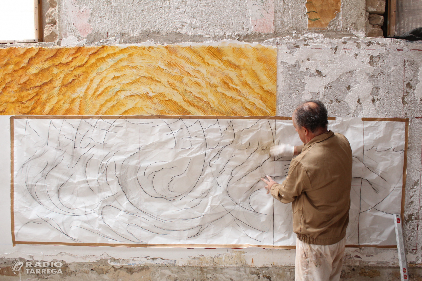 Josep Minguell exporta la pintura al fresc al Japó utilitzant la tècnica de l’strappo