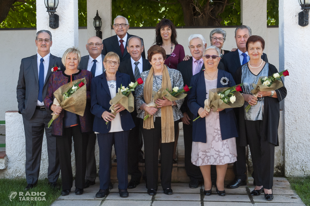 Matrimonis de Tàrrega celebren la tradicional festa de les Noces d’Or