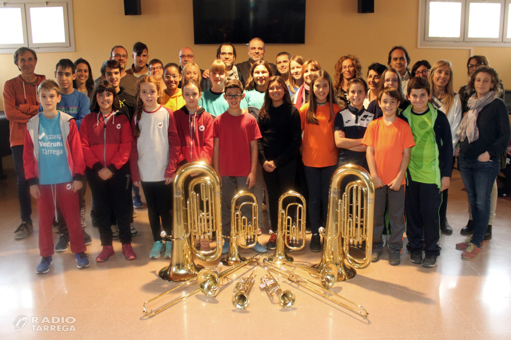 Iniciativa pionera a Tàrrega per fomentar l’aprenentatge musical entre els infants de primària, en el marc del nou Pla Educatiu d’Entorn