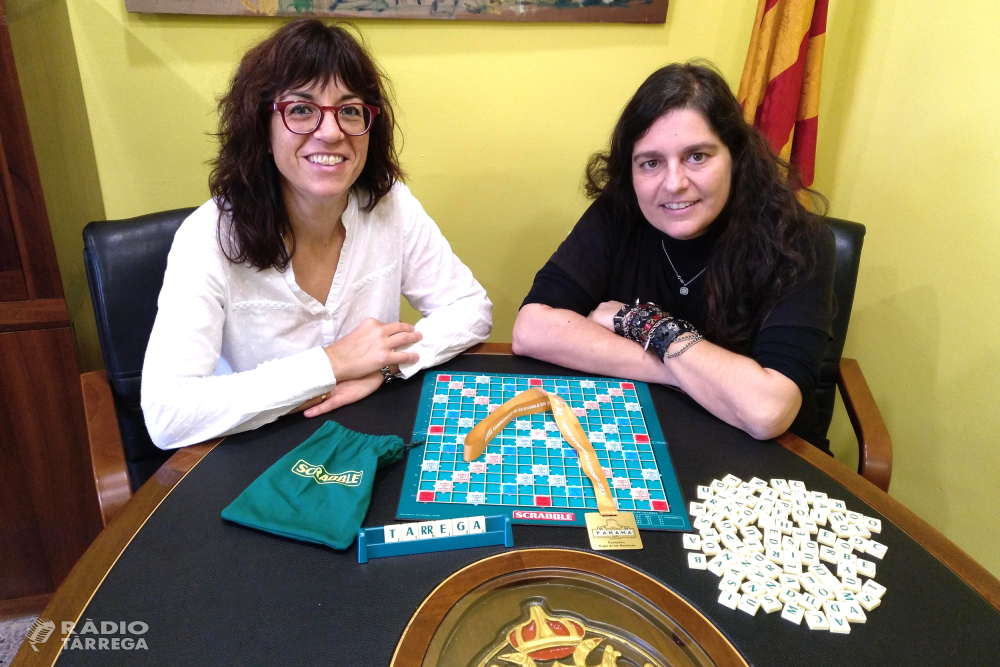 La targarina Arantxa Delgado, campiona mundial del joc de taula Scrabble