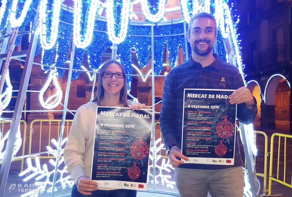 Agramunt organitza una edició més del Mercat de Nadal que com cada any tindrà lloc el 8 de desembre