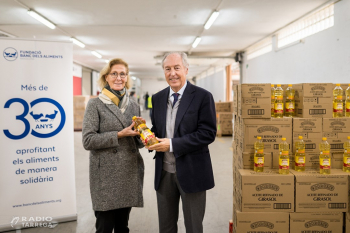 Borges International Group col·labora amb el Banc dels Aliments donant més de 10.000 litres d'oli