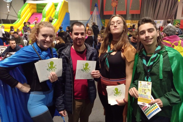 El Parc de Nadal de Tàrrega estrena la figura dels agents cívics per conscienciar els infants sobre la importància del reciclatge