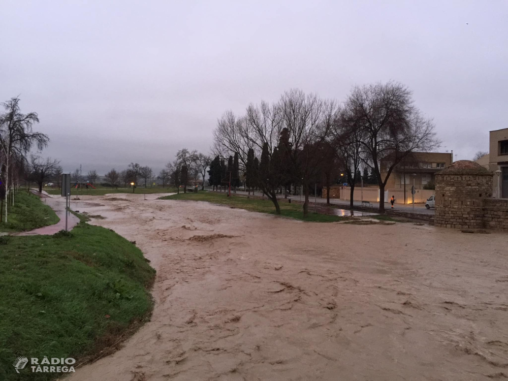 En alerta als municipis pròxims als rius Ondara, Sió i Corb