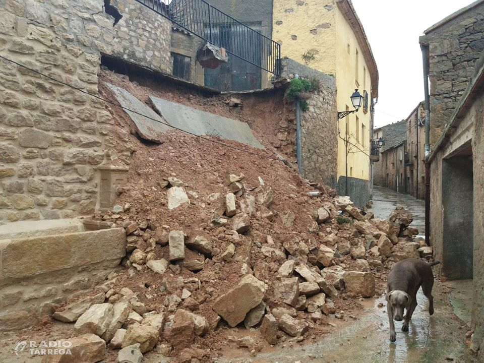 Efectes de la borrasca 'Glòria' als Omells de Na Gaia