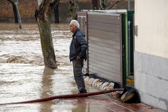 Agramunt recupera la normalitat després de la rovinada de Sió per la borrasca Glòria