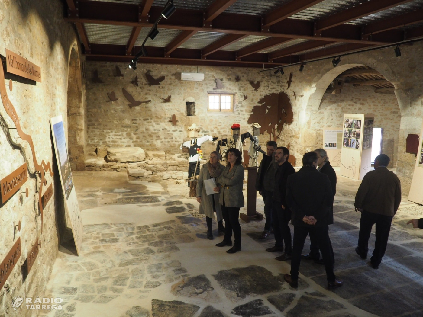 La consellera Jordà inaugura l'Espai Maldanell a Vallbona de les Monges