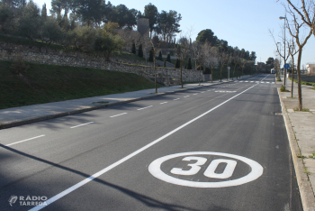 L’Ajuntament de Tàrrega finalitza els treballs de millora del carrer de Les Oliveres, situat a la falda del Parc de Sant Eloi