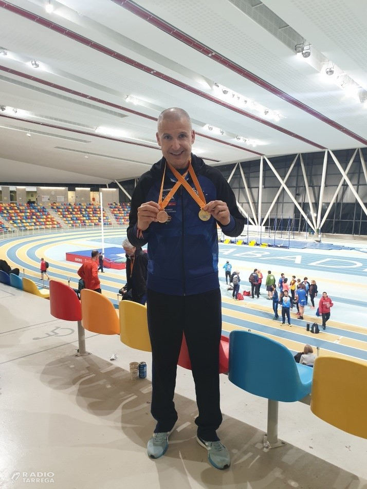 L’atleta targarí  Josep Ramon Sanahuja aconsegueix 2 noves medalles al Campionat de Catalunya