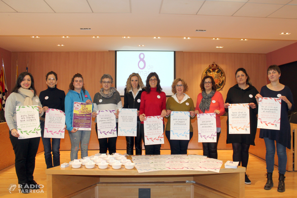 Tàrrega commemora el Dia Internacional de les Dones amb una campanya que divulga els drets assolits gràcies al moviment feminista