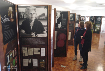 La Biblioteca Germanes Güell de Tàrrega acull una exposició didàctica sobre la novel·la “Aloma” de Mercè Rodoreda