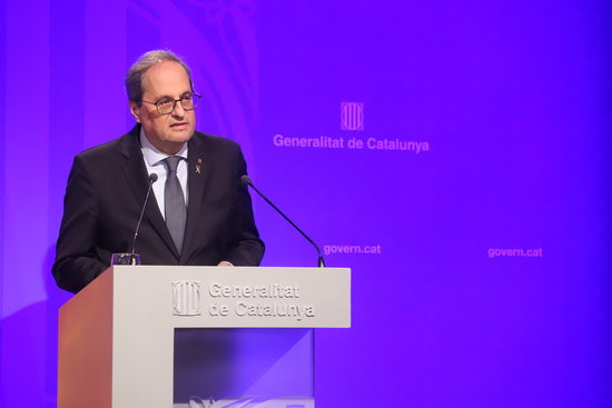Torra dona positiu de coronavirus i es confina a la Casa dels Canonges