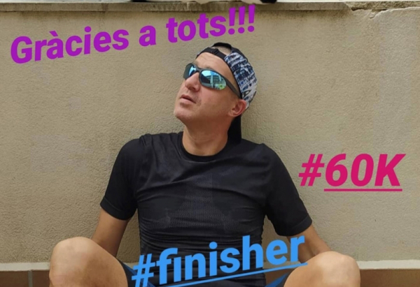 Un targarí completa una Marató de 60 quilòmetres dins de casa seva durant el confinament pel coronavirus