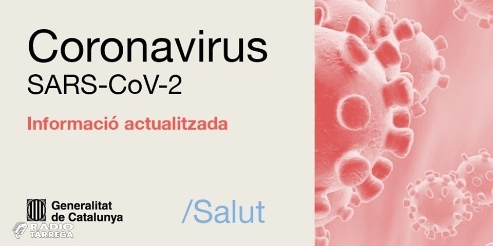 El Departament de Salut confirma que en les últimes hores han mort 12 persones amb coronavirus SARS-CoV-2 a la Regió Sanitària (RS) Lleida i 2 persones a la RS Alt Pirineu i Aran també amb coronavirus SARS-CoV-2