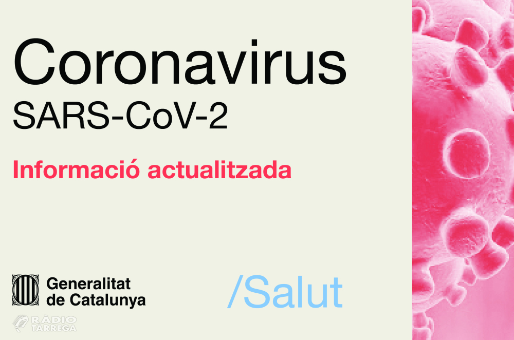 Salut confirma que en les últimes hores han mort 5 persones amb coronavirus a la Regió Sanitària de Lleida i 1 persona a la RS Alt Pirineu i Aran