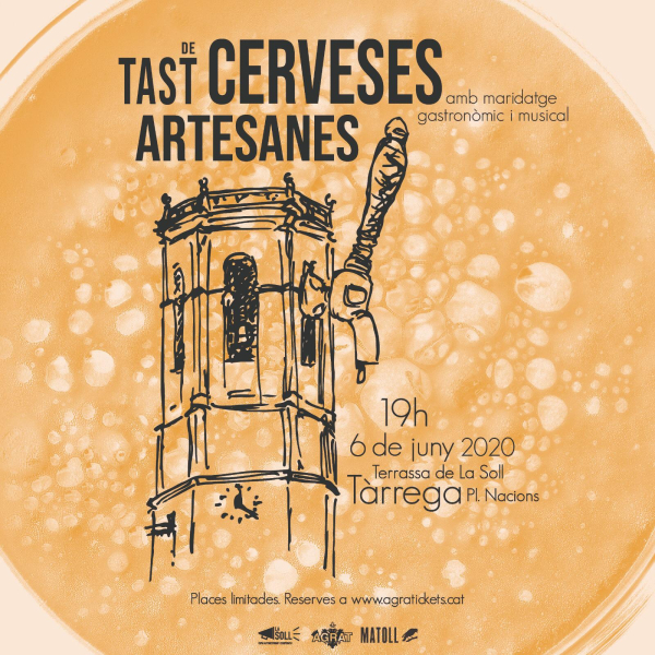 La Fira de la Cervesa Artesana de Tàrrega es reformula amb un tast per a 70 persones el pròxim 6 de juny a La Soll
