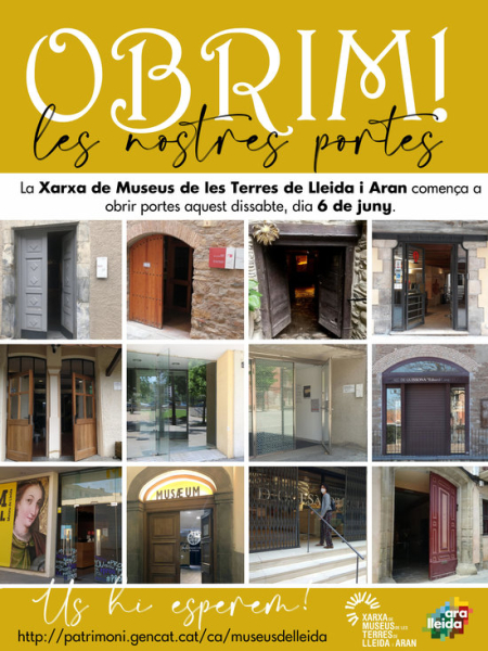 Els espais de la Xarxa de Museus de les Terres de Lleida i Aran reobriran els pròxims dies amb mesures de seguretat