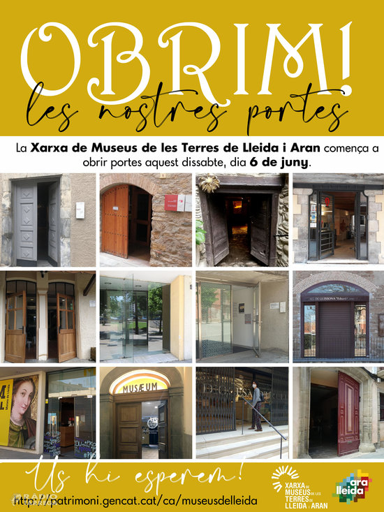 Els espais de la Xarxa de Museus de les Terres de Lleida i Aran reobriran els pròxims dies amb mesures de seguretat