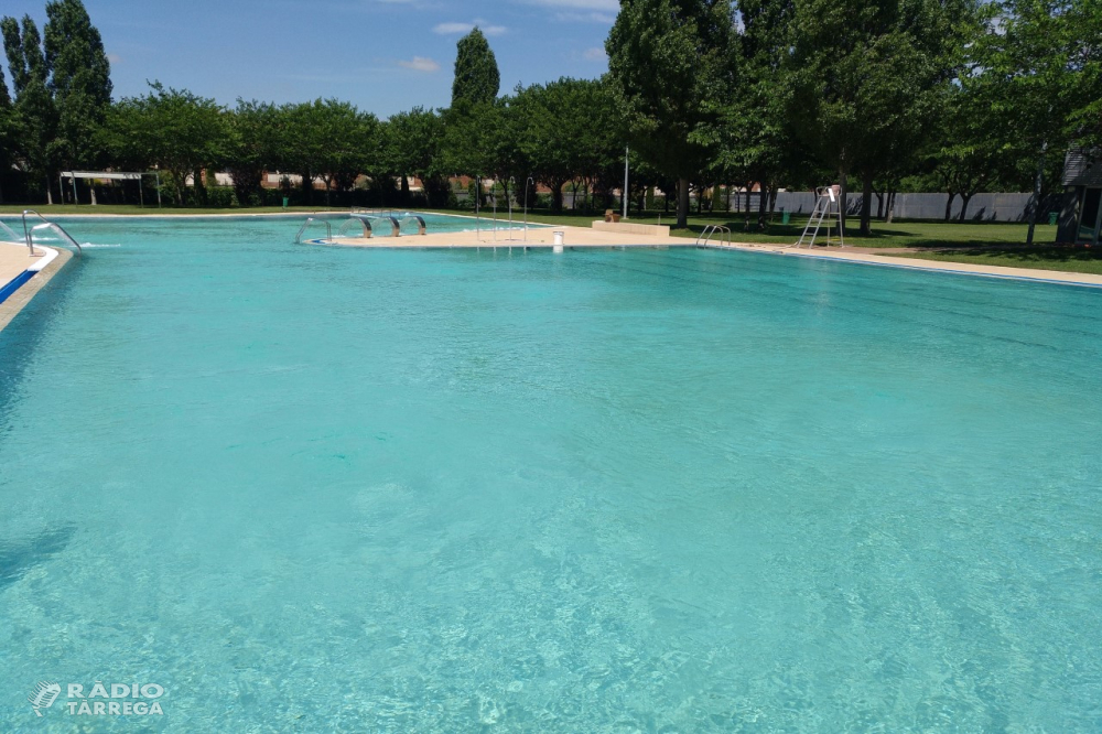 Tàrrega obrirà les piscines municipals d’estiu el dissabte 20 de juny amb aforament limitat i franges horàries