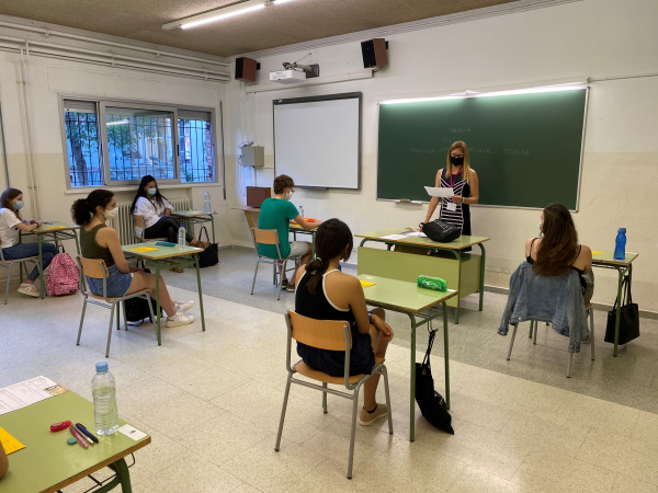 Tàrrega, una de les seus de la selectivitat 2020 des d'avui i fins divendres