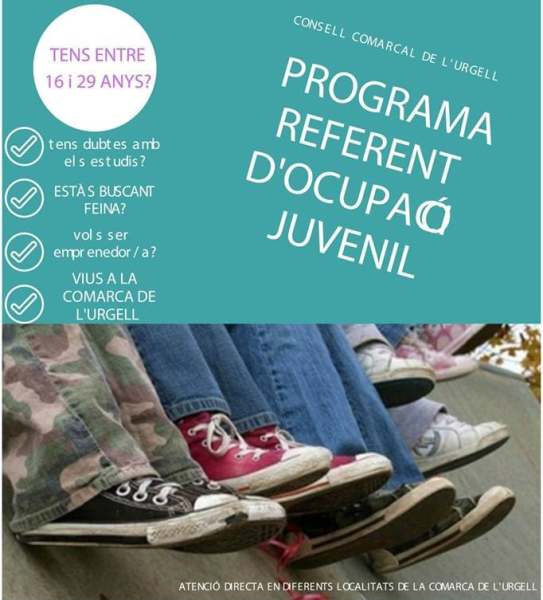 El Programa referent d’ocupació juvenil del Consell Comarcal Urgell atén una setantena de joves el primer semestre