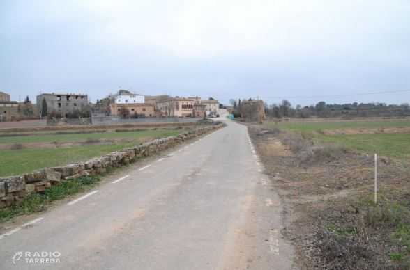 El Consell Comarcal de l'Urgell redacta el projecte de millora de l'accés a Castellnou d'Ossó