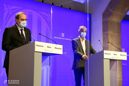 Torra fa una crida a la 'responsabilitat' i la 'solidaritat' per evitar un nou confinament