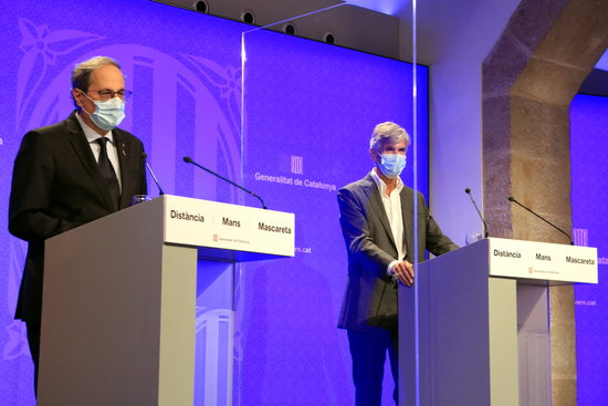 Torra fa una crida a la 'responsabilitat' i la 'solidaritat' per evitar un nou confinament