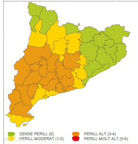 Protecció Civil manté activa l'alerta per onada de calor i demana precaució per temperatures 'extremes'