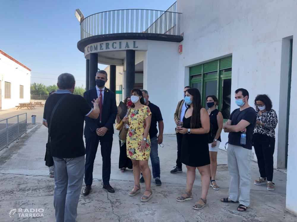 El Conseller d’Afers Exteriors, Relacions Institucionals i Transparència, Bernat Solé, visita Cal Trepat i es reuneix amb l’equip directiu de Fira Tàrrega