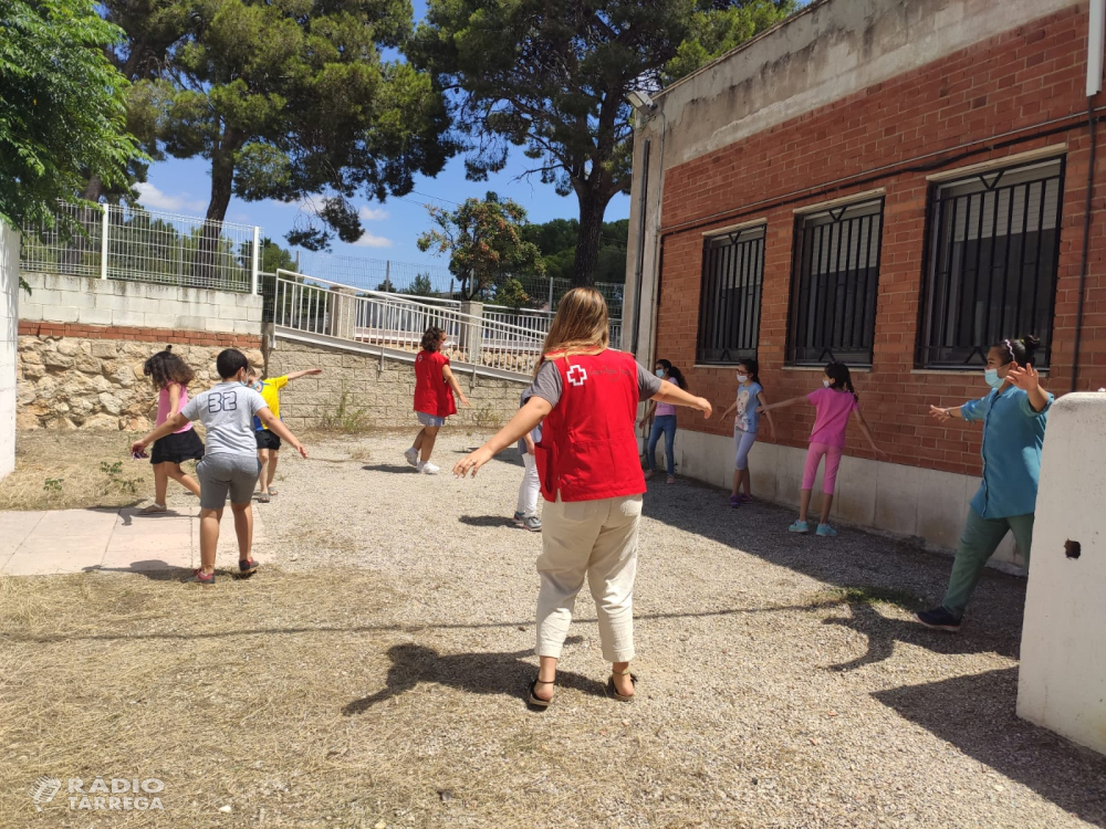 81 infants de famílies en situació de vulnerabilitat gaudeixen del casal d’estiu de Creu Roja amb totes les mesures de seguretat