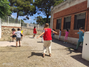 81 infants de famílies en situació de vulnerabilitat  gaudeixen del casal d’estiu de Creu Roja amb totes les mesures de seguretat