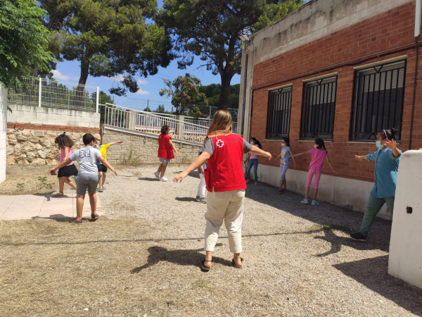 81 infants de famílies en situació de vulnerabilitat  gaudeixen del casal d’estiu de Creu Roja amb totes les mesures de seguretat