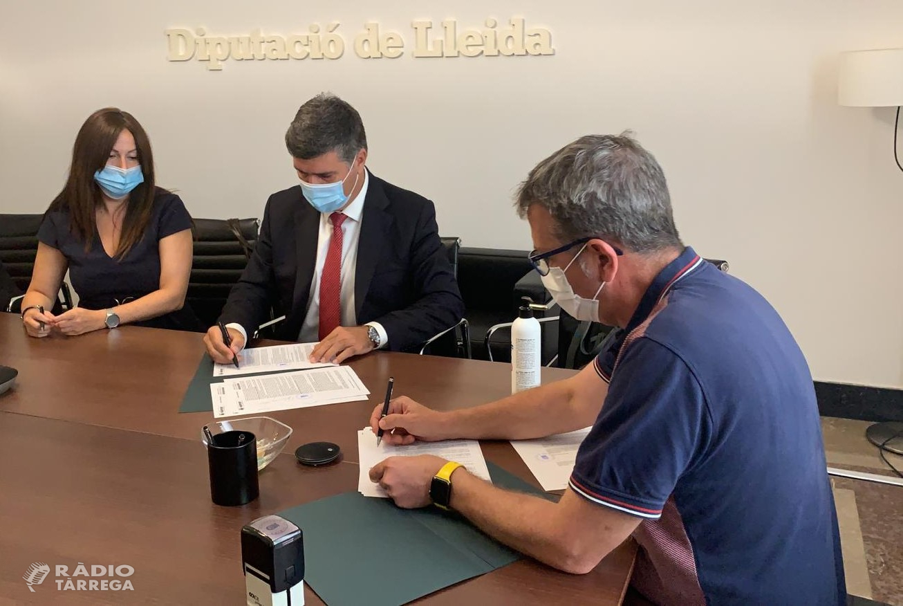 La Diputació de Lleida signa un préstec de 10 M€ destinat  a despesa d’inversions per als ajuntaments i EMD