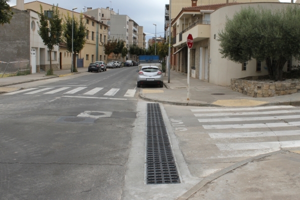 Tàrrega finalitza la instal·lació d’un nou col·lector d’aigües pluvials a l’avinguda de la Generalitat
